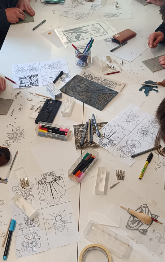 Atelier d'initiation à la linogravure