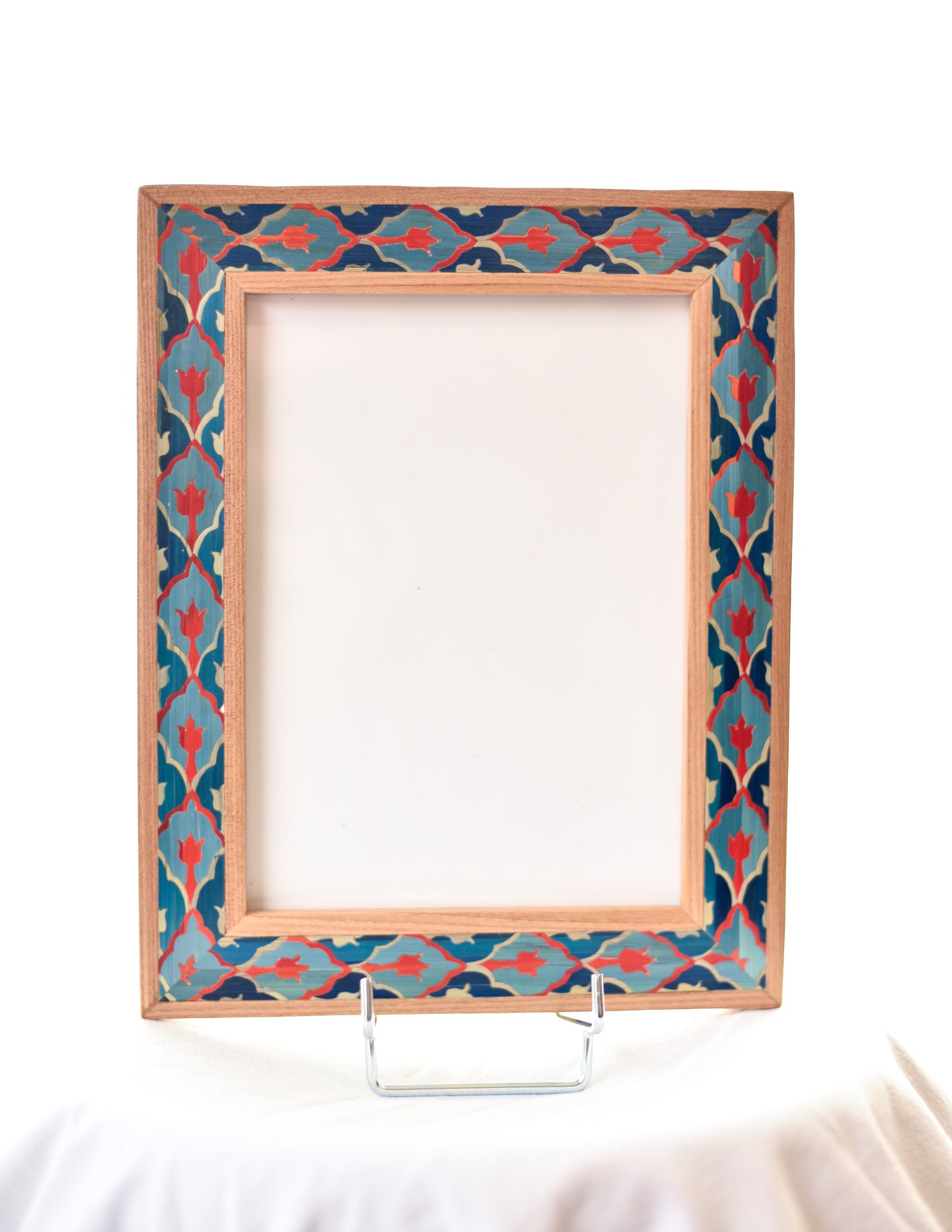Cadre marqueterie de paille