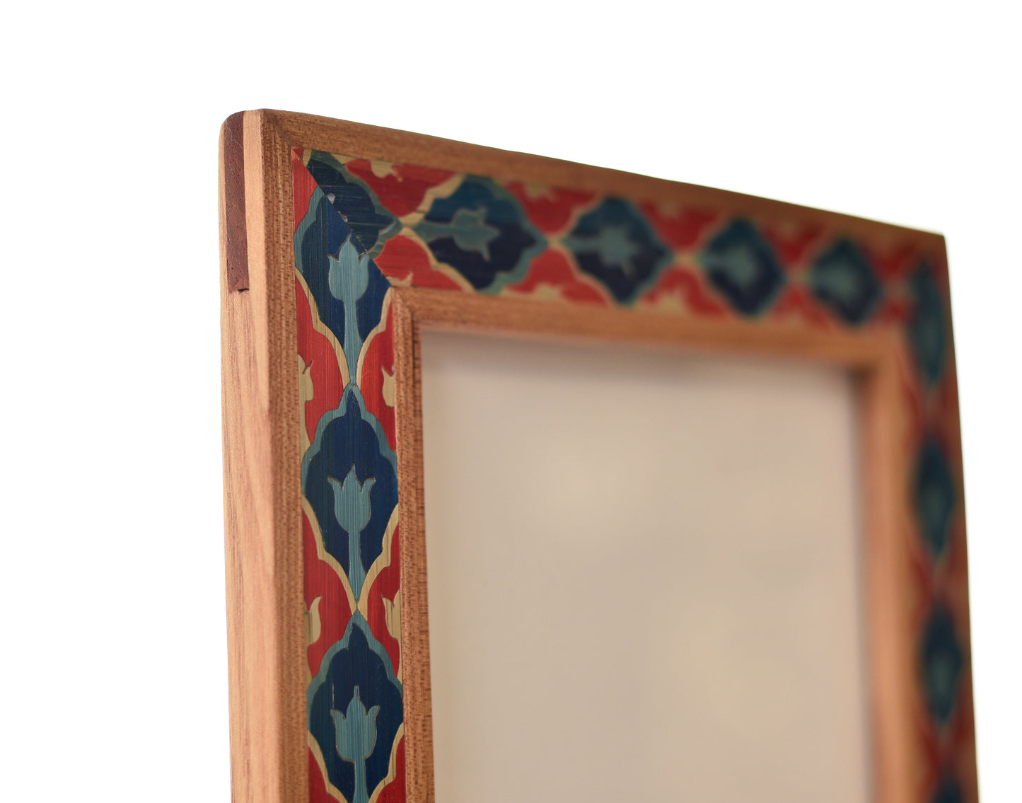 Cadre marqueterie de paille