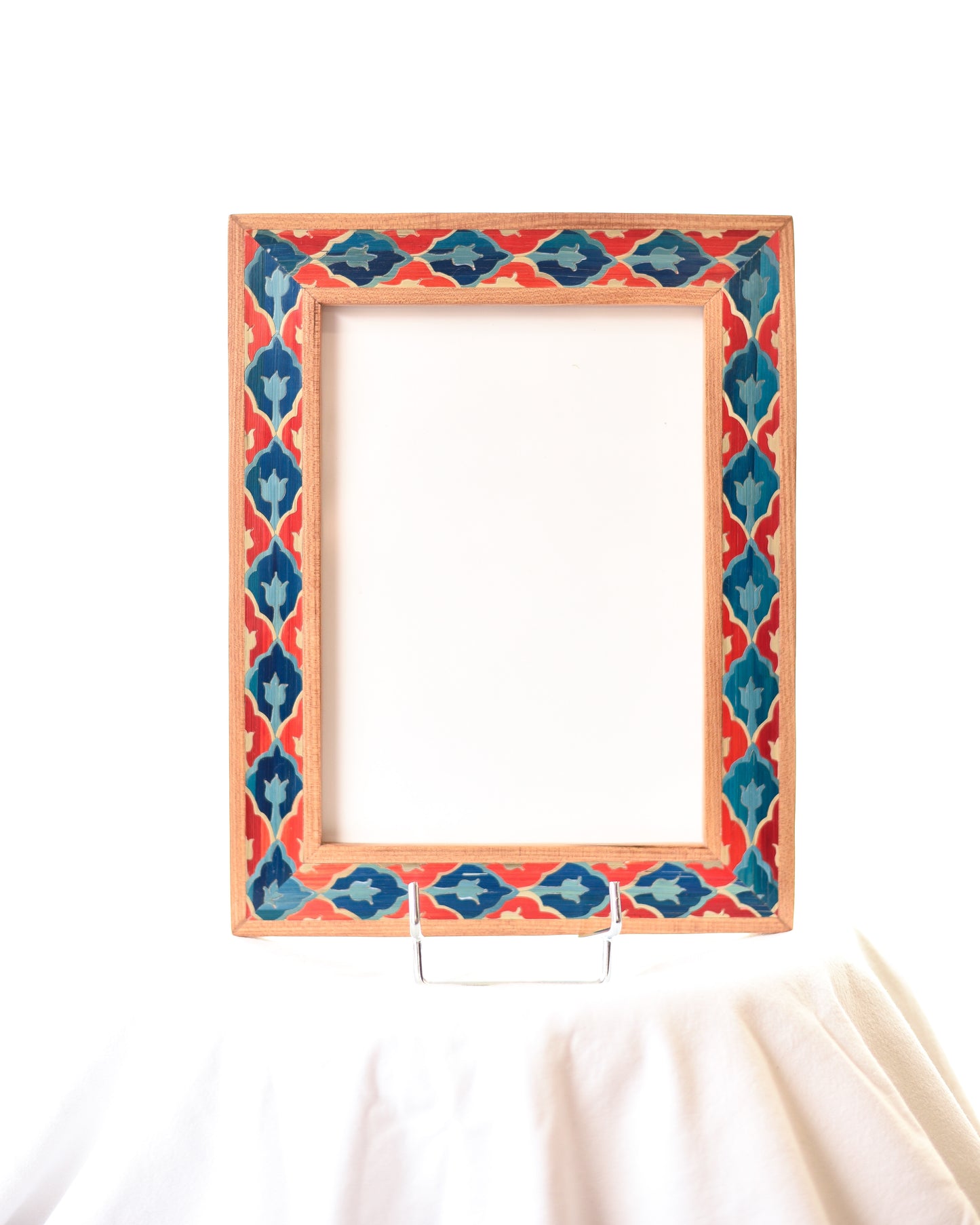 Cadre marqueterie de paille