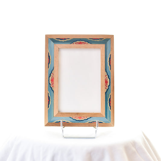 Cadre marqueterie de paille