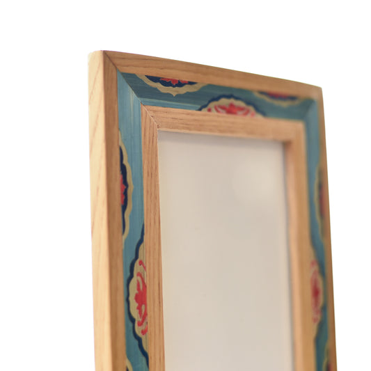 Cadre marqueterie de paille